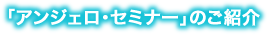 �u�A���W�F���E�Z�~�i�[�v�̂��Љ�
